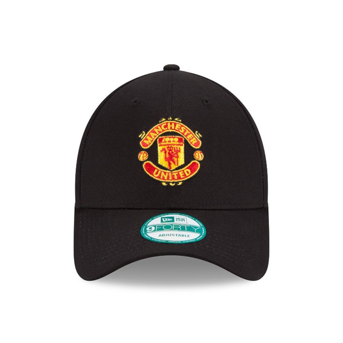 Manchester United Essential 9FORTY Lippis Mustat - New Era Lippikset Suomi FI-514096